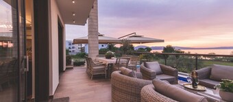Beachfront Villa Marconica***** with a sea view and a pool on Krk