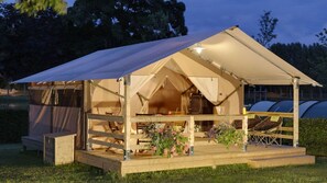 KOAWA LOGGIA CONFORT | Terrace/patio - Camping La Buissière (Barjac)