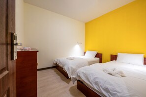 Twin Room, No Windows | Blackout curtains, free WiFi, bed sheets