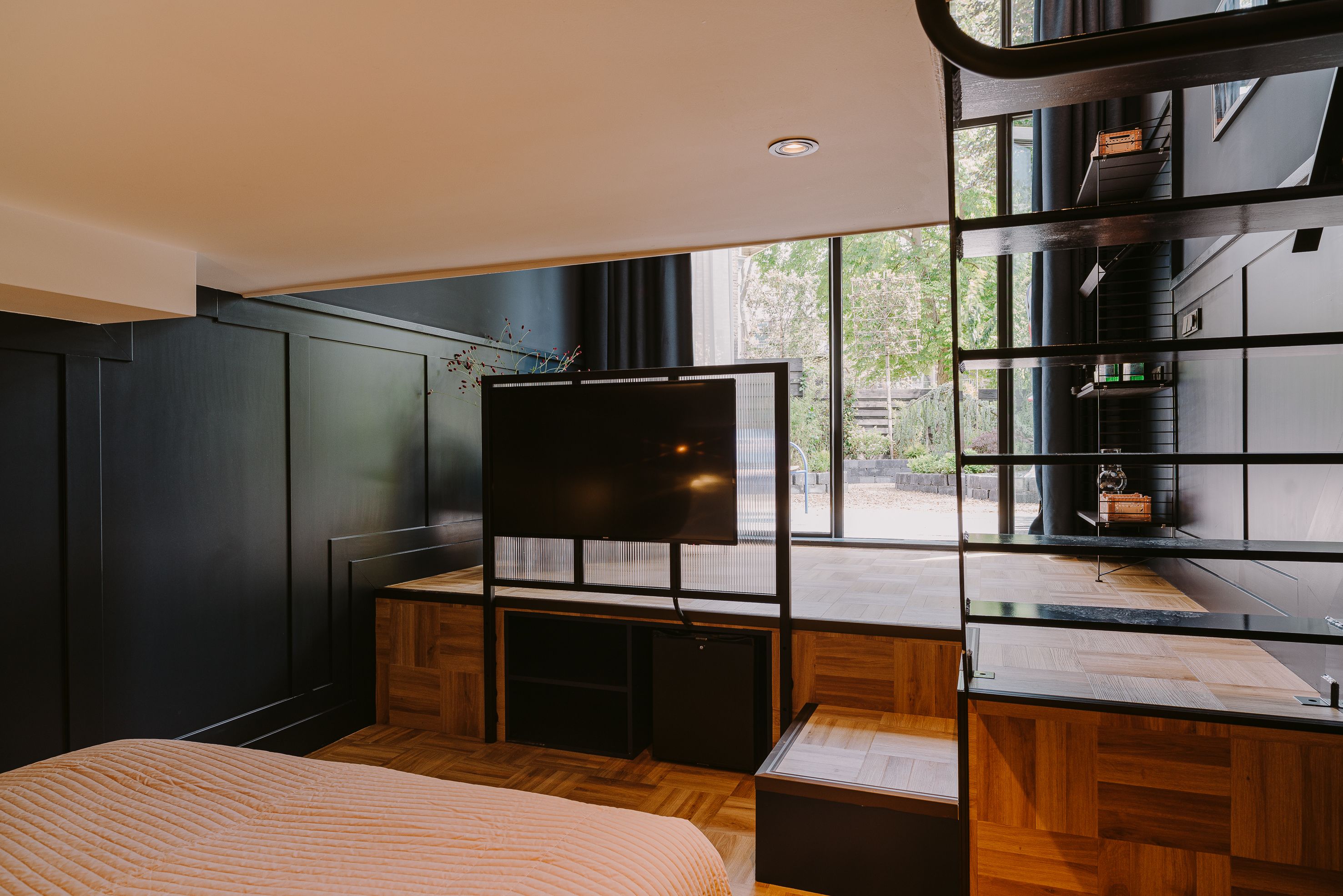 design double room | hypo-allergenic bedding, minibar, in-room safe, blackout curtains