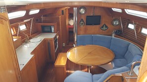 Mobile Home, 3 Bedrooms, Terrace | Living area | Flat-screen TV