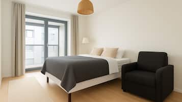 City Apartment, Sauna, City View | Langsir/tirai gelap terus, Wi-fi percuma, cadar katil