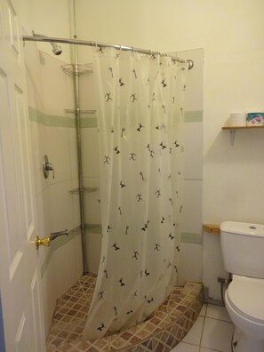 Haartrockner, Handtücher, Seife, Shampoo