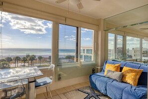 Living area - Siesta Key  Horizons West #307 - 2 Bedroom Unit with a View of the Gulf of Mexico (Sarasota)