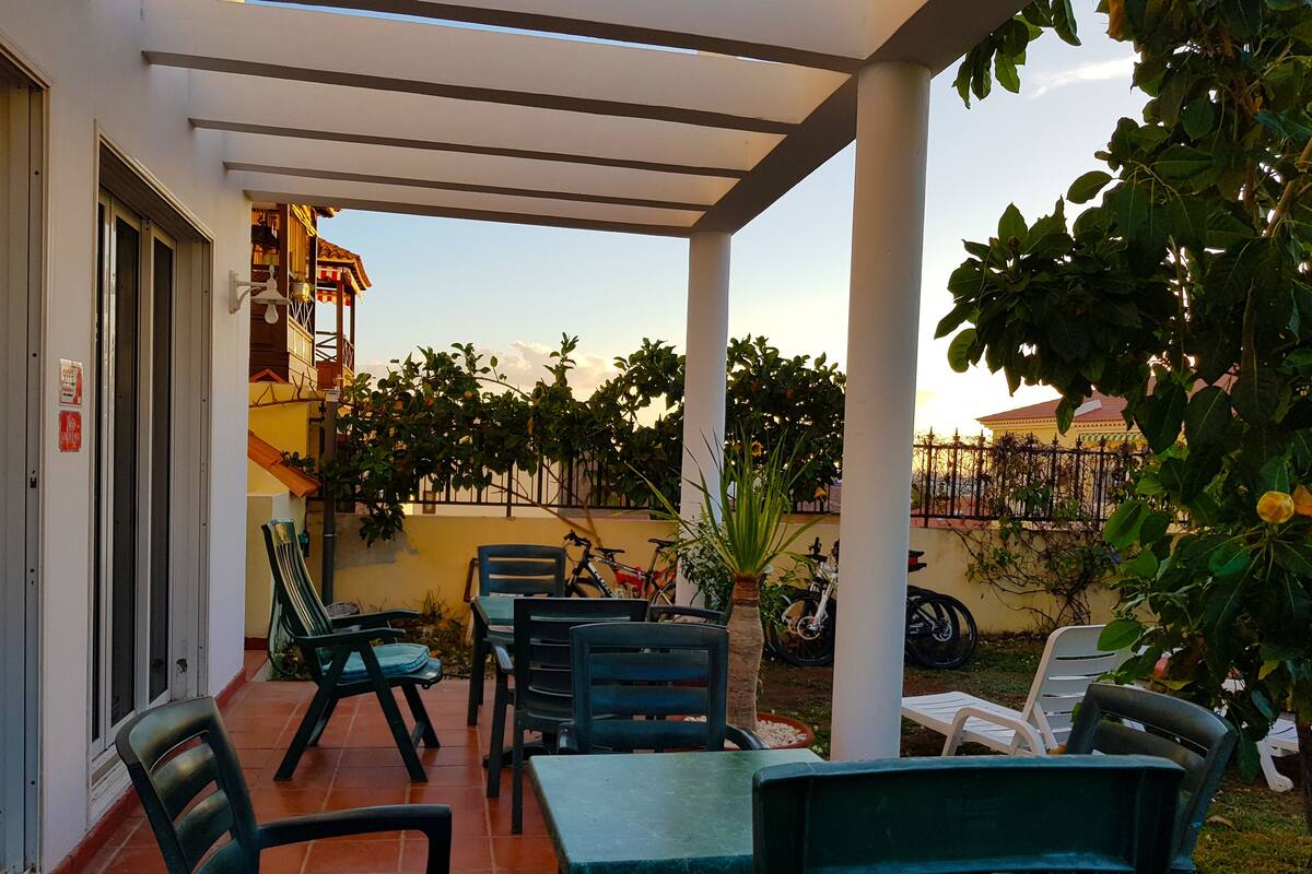 Vue sur le jardin