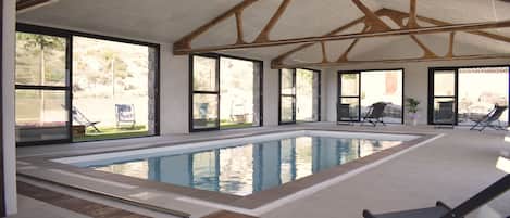 Indoor pool, outdoor pool