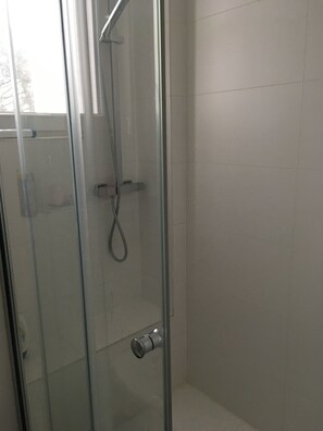 Shower, toilet paper