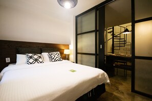 2 bedrooms, premium bedding, iron/ironing board, WiFi