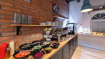 Daily to-go breakfast for a fee