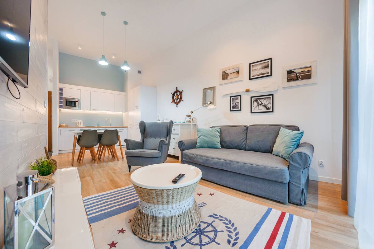 Appartement (1) | Espace de travail pour ordinateur portable, Wi-Fi gratuit, draps fournis