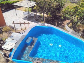 Outdoor pool - TWO BARRANCOS (3). - 1 double bedroom, living room-kitchen, sofa-bed, bathroom. Swimming pool (Santa Cruz de Tenerife)