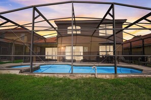 Indoor pool, a heated pool