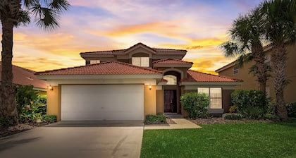 Aviana Resort-5 bed / 4 bath- Disney World hiljaisessa mukavuudessa!