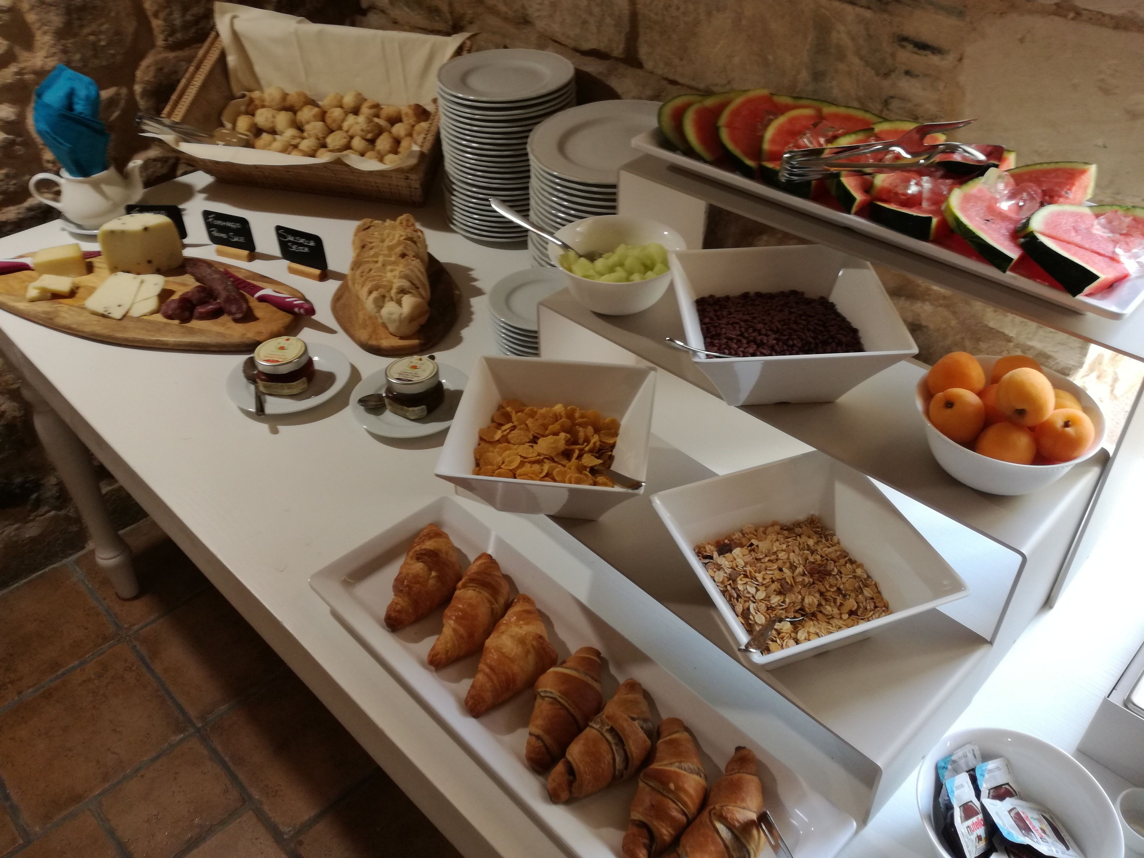 Petit déjeuner buffet compris tous les jours