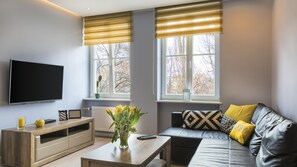 Apartamento | Sala de estar | Una Smart TV, Netflix, servicios de streaming