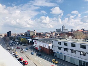 Luxury Apartment, Private Bathroom (1 BED-D/SF-4PPL) | Balcony view - Showcase Apartments - Highcross House Apart Hotel (Leicester)