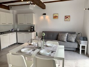 Standard Cottage | Living area - Domki Magnolia (Kolobrzeg)
