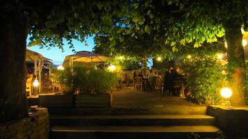 Front of property - evening/night