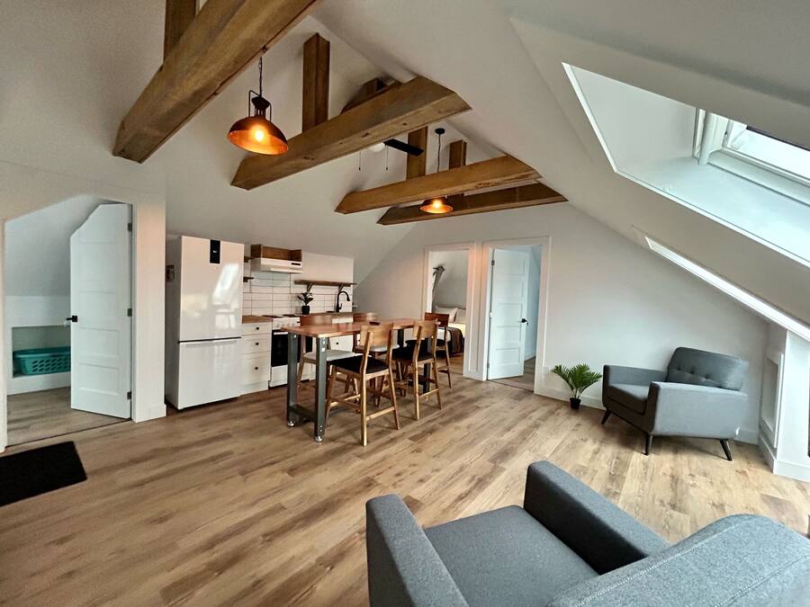 Signature-Apartment | Wohnbereich | Flachbildfernseher