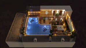 Seasonal outdoor pool