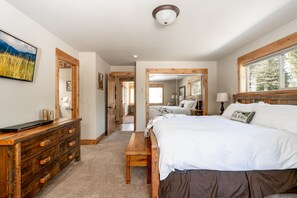 Family House | Premium bedding, down comforters, blackout drapes, iron/ironing board - Shepherd Family Retreats- FOX (West Yellowstone)