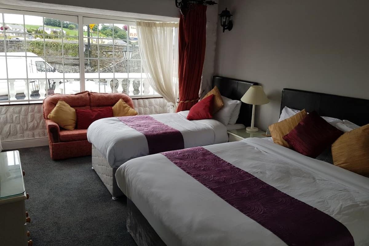Blackout drapes, iron/ironing board, free WiFi, bed sheets