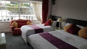 Blackout drapes, iron/ironing board, free WiFi, bed sheets