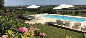 Beautiful  stone house with stunning panoramic views set in idyllic countryside.