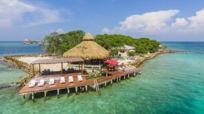 BBQ/picnic Area - Isla Gigi Cartagena - Private Island (Rosario Islands)