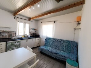 Studio, Strandblick | Eigene Kochnische | Großer Kühlschrank, Mikrowelle, Ofen, Herdplatte