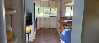 Privacy RV Marsh site. Fantastic location! Very comfortable renovated RV.