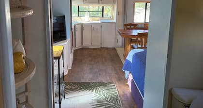 Privacy RV Marsh site. Fantastic location! Very comfortable renovated RV.