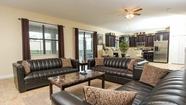 Unclassified image, 1 of 26, button - 6BR 6BA Pool Home In Champions Gate (Davenport)