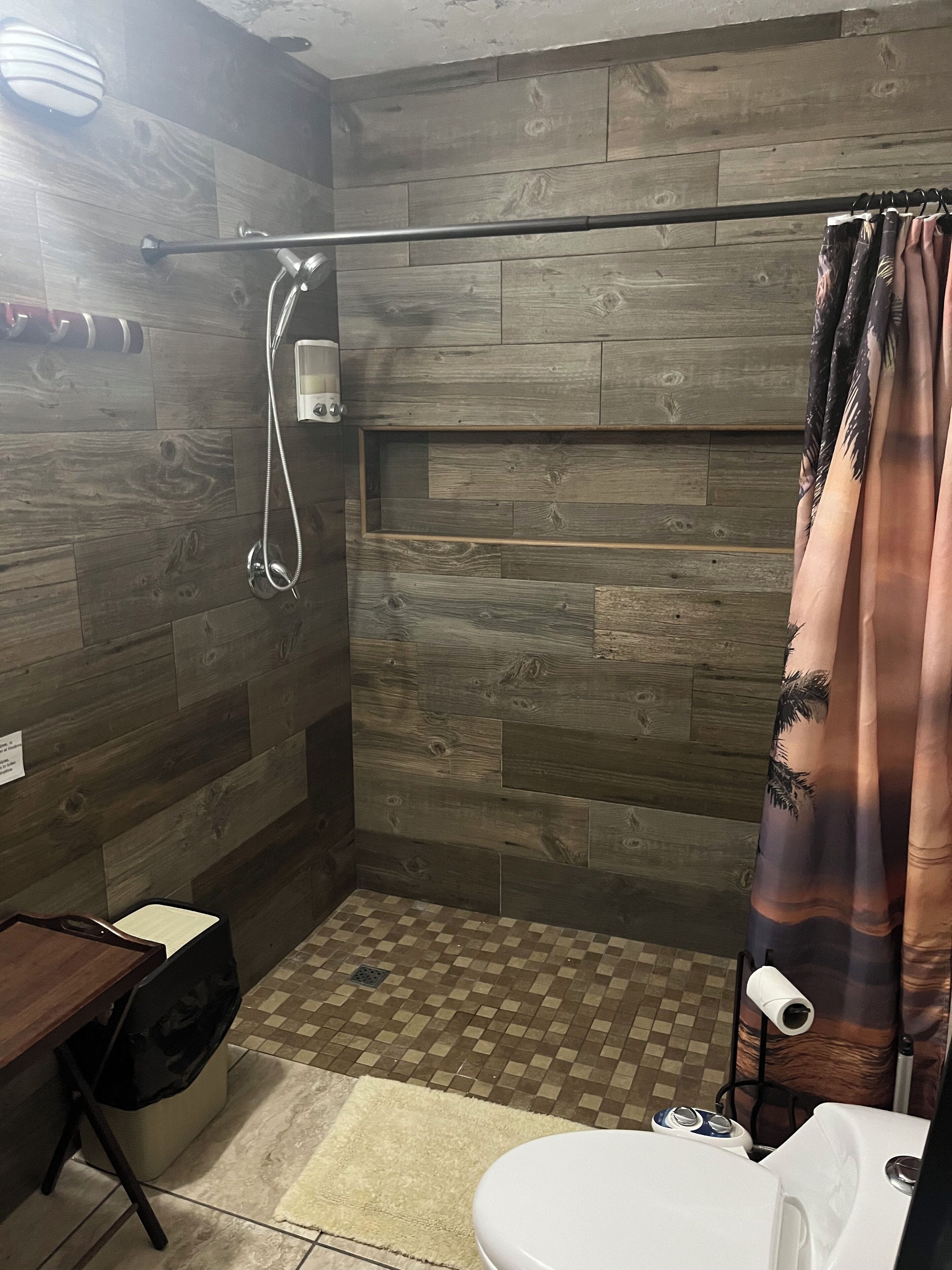 Dusche, Haartrockner, Bidet, Handtücher