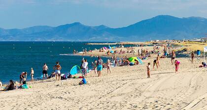 Maison Jardin Wifi- Clim-100 m plage sauvage - 20 min from Perpignan