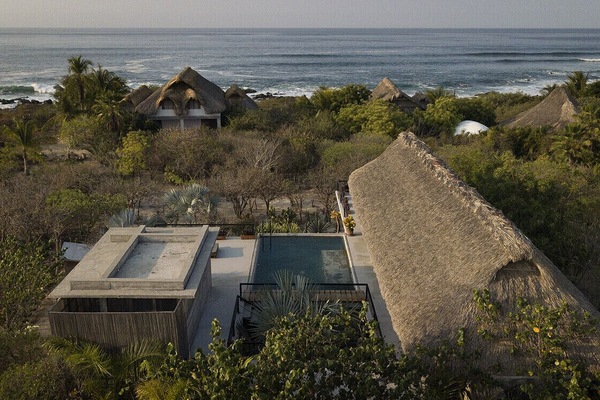 A few steps from a wonderful beach.