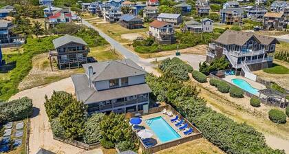 Duck Dreams | Oceanfront | Private Pool, Hot Tub, Dog Friendly | Duck