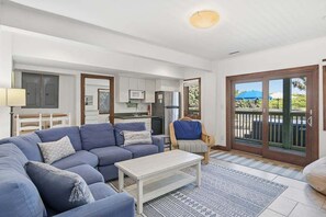 TV, fireplace, DVD player, table football - Duck Dreams | Oceanfront | Private Pool, Hot Tub, Dog Friendly | Duck (Duck)