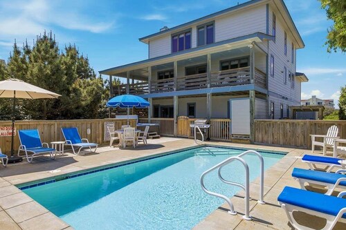 Duck Dreams | Oceanfront | Private Pool, Hot Tub, Dog Friendly | Duck