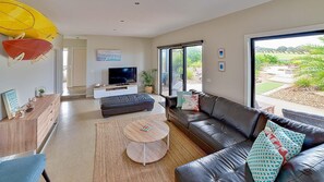 电视、壁炉、DVD 播放器、乒乓球