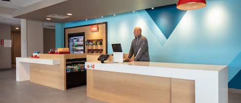 Check-in/check-out kiosk