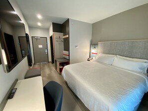 Colchones con pillow-top y espacio para trabajar con laptop