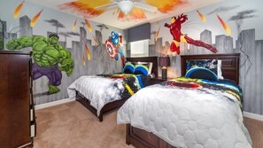 9 makuuhuonetta, työpöytä, silitysrauta/-lauta, ilmainen Wi-Fi