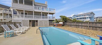 Shark Tales | 495 ft from the beach | Private Pool, Hot Tub | Duck