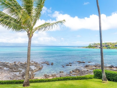 169/169 10/10-STAR REVIEWS. Maui Magic A206 AC BEACHFRONT OCEAN VIEWS Napili Bay