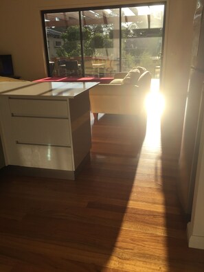 LED TV, DVD player, books