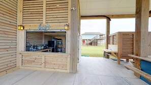 Property grounds - Aria: 4  BR, 2  BA House in Port Bolivar, Sleeps 16 (Port Bolivar)