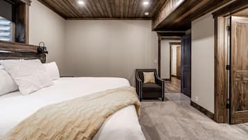 Luxury House | Premium bedding, down duvets, blackout curtains, iron/ironing board