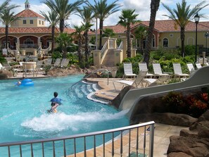 Outdoor pool, a heated pool - Smart HDTVs, Largest Regal Palms 4 bed/3.5 bath End Unit 1856 SqFt, Disney Close (DAVENPORT)