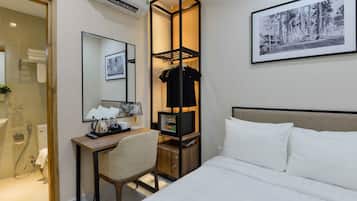 Budget Single Room, no window | 高級寢具、客房內保險箱、筆電工作空間、遮光布/窗簾
